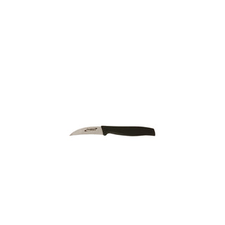 Turning Knife 5.1cm/2.5" with Molybdenum Steel Full Tang Blade & Ergonomic PP Handle – Precision Peeling & Garnish Knife (Black)