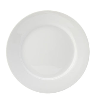White Porcelain Winged Plate Round - Titan Core Collection, 26cm, 28cm & 31cm, Set of 6, For Dining, Serving & Food Presentation