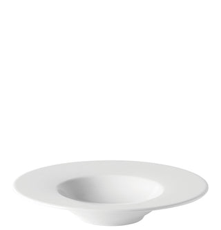 Titan Wide Rim Porcelain Bowl 12" (30cm), Durable White Finish, Professional Dining & Food Service Presentation - Set of 6