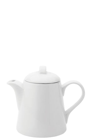 Titan Tall Beverage Pot, White Porcelain, 370ml, Set of 6, Ideal for Coffee, Tea & Hot Drinks