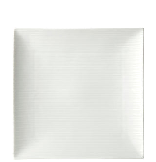 Square Plate, Titan Signature Collection White Porcelain Serving Plates, 10.5" (26.5cm) - Set of 6