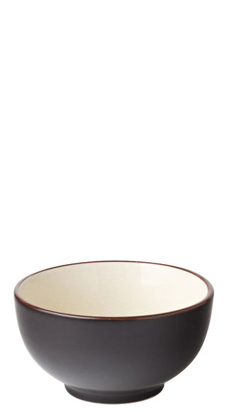Soho Stone Rice Bowl, Stoneware, 12cm (330ml), Set of 6, Ideal for Rice, Sides & Small Servings