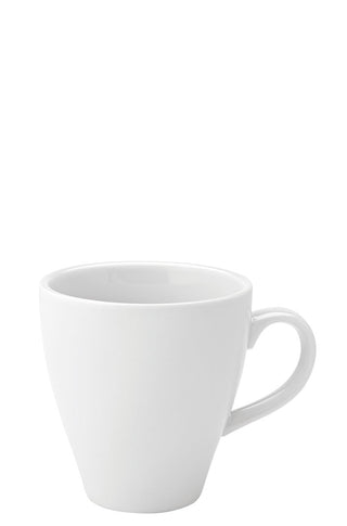 Titan Italiano White Porcelain Cups 13oz (370ml), Set of 24, Ideal for Coffee, Latte & Hot Drinks