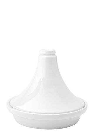 Titan Tagine 7" (18cm) 15.75oz (44cl), Porcelain, White, Single, Ideal for Oven to Table Serving