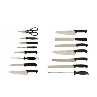 15 Pieces Professional Chef Kitchen Knife Set with Case