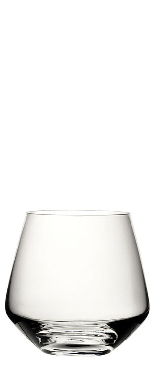 Image Old Fashioned 13.75oz (39cl) – Square Crystal Glass for Whisky & Cocktails, Dishwasher Safe, Box of 6