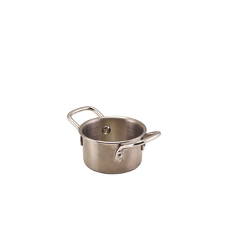 7oz/ 9.9oz/ 12.7oz/ 15.8oz Mini Stainless Steel Casserole Dish with Handles, Dishwasher Safe Serving Pots for Condiments, Sauces, Side Dishes - Set of 12