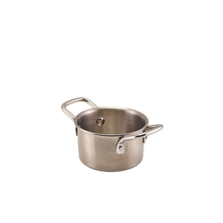 7oz/ 9.9oz/ 12.7oz/ 15.8oz Mini Stainless Steel Casserole Dish with Handles, Dishwasher Safe Serving Pots for Condiments, Sauces, Side Dishes - Set of 12