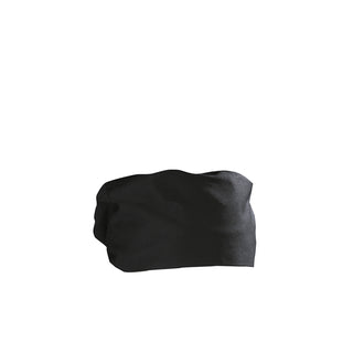 Black Beanie – Polycotton Elasticated Kitchen Work Cap