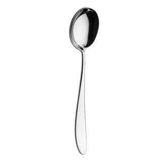 Anzo Stainless Steel Soup Spoon – Box of 12 | Contemporary Ergonomic Cutlery, Dishwasher Safe