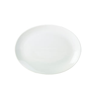 6-Pieces White Dinner Plate Vitrified Porcelain Plates Premium Durable Hotelware Tableware - 21cm/ 24cm/ 25.4cm/ 28cm/ 31cm/ 36cm