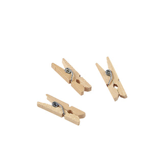 Miniature Birch Wood Pegs 2.5cm Hanging Pictures Cards & Wedding Décor (1000pcs)