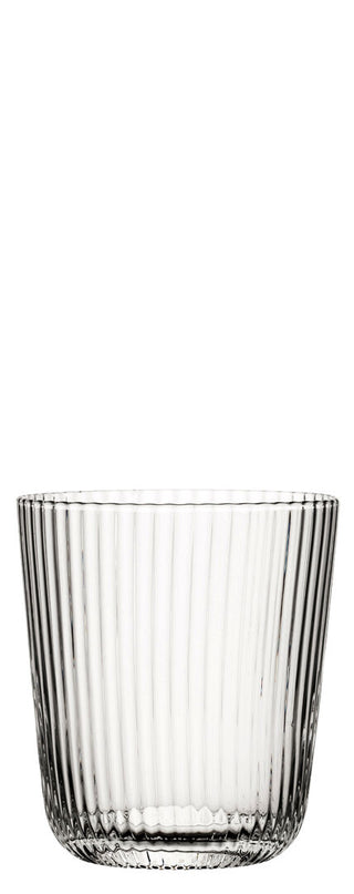 Hayworth Tumbler Glasses – Handmade Textured Glass Cocktail, Spirits & Soft Drink Tumblers, 12.5oz (36cl), Box of 6