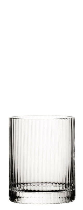 Hayworth Double Old Fashioned Glasses – Handmade Textured Glass Whisky, Negroni & Cocktail Tumblers, 11.25oz (32cl), Box of 6