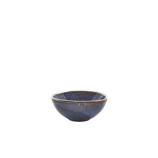 Porcelain Ramekin Aqua Blue/Grey 8.8×8×3.5cm 8.5cl Small Bowls for Condiments Pack of 12