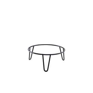 Black Anti-Slip Hairpin Buffet Riser – Coated Steel, 10cm & 15cm Heights