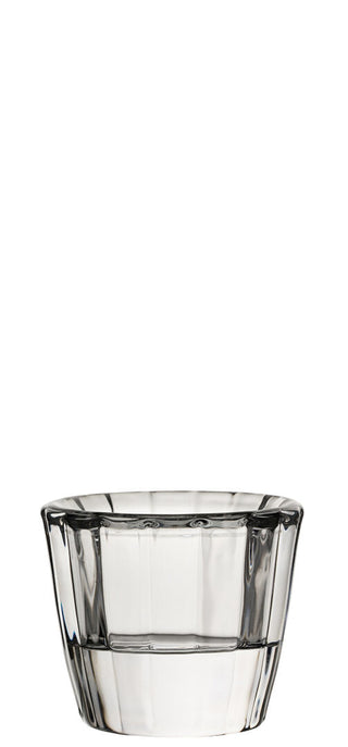 Ribbed Nightlight Holder – Handcrafted Soda Lime Glass, Textured Ribbed Design, Box of 12