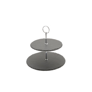 Slate Cake Stands 2/3-Tier for Dessert Display and Buffet Presentation 1Pcs