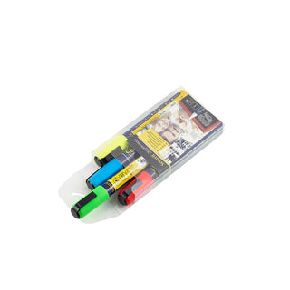 Liquid Chalk Markers – 4 Colour Pack (Red, Green, Yellow & Blue) Medium 2-6mm Edged Tip