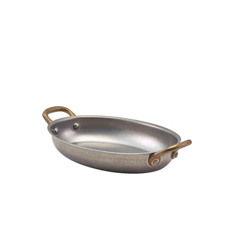 Stainless Steel Oval Dishes for Food Service 16.5cm/18.5cm/20.75cm/24.5cm/30cm/34cm
