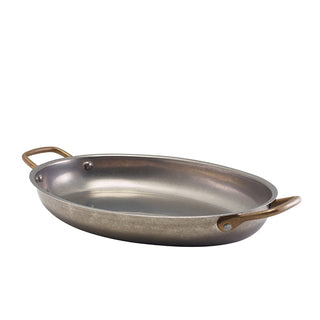 Stainless Steel Oval Dishes for Food Service 16.5cm/18.5cm/20.75cm/24.5cm/30cm/34cm
