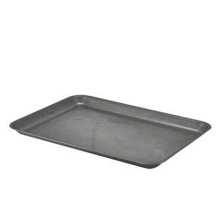 Stainless Steel Trays 20cm/31.5cm/36cm/37cm for Bar Service Food Prep and Catering