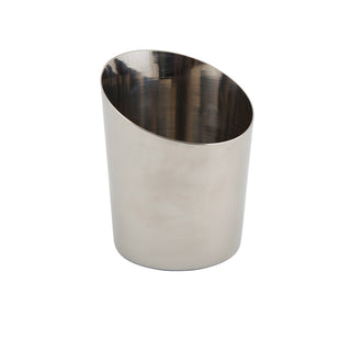 Stainless Steel Angled Cone 47cl - 9.5×11.6cm Dining Side Dishes Serving Set of 12