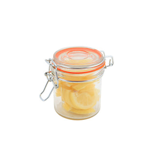 Clear Glass Terrine Jars with Airtight Clip Lids – 125ml, 200ml & 350ml Round Food Presentation & Storage Pots - Pack of 12