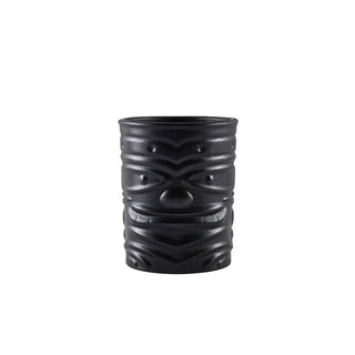 Cast Iron Effect Stoneware Tiki Mugs – 36cl & 40cl Cocktail Serveware (Pack of 4)