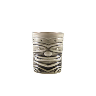 Stoneware White Tiki Mugs 36cl & 40cl for Cocktail & Bar Service Pack of 4