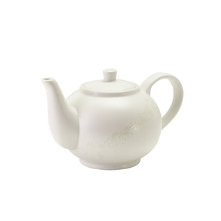 Porcelain Sereno Teapot Alto/Cirrus Pattern 45cl for Hotels Cafés & Tea Service Pack of 6