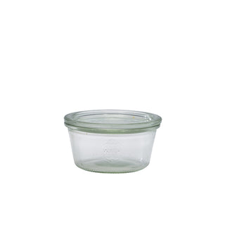 Glass WECK Jar Clear Jars 8x9cm/10x5.5xm/10x10.5cm for Kitchen Storage Pack of 6