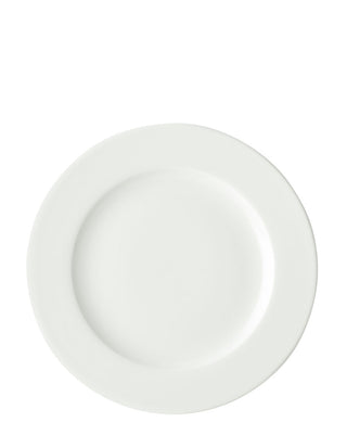 Anton B Classic White Winged Plates – Fine China Ceramic Dinner & Serving Plates, 6.5" / 8.25" / 10.25" / 11", Box of 6