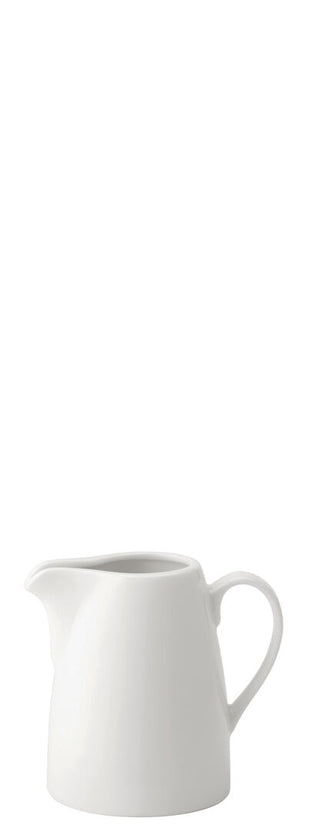 Anton B Classic White Jugs – Fine China Ceramic Milk, Cream, Sauce & Beverage Jugs, 2.5oz / 5oz / 10oz / 20oz, Box of 6