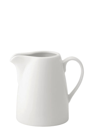 Anton B Classic White Jugs – Fine China Ceramic Milk, Cream, Sauce & Beverage Jugs, 2.5oz / 5oz / 10oz / 20oz, Box of 6