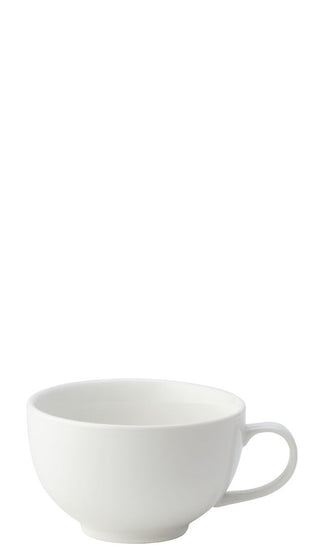 Anton B Classic White Continental Bowl Cups – Fine China Ceramic Coffee, Tea & Latte Cups for Cafés, Restaurants & Hotels, 8.75oz / 12oz, Box of 6
