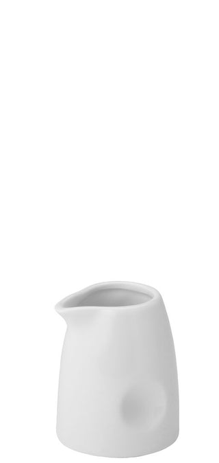 Anton B White Pinched Milk Jugs – Fine China Ceramic Milk & Cream Pourers for Coffee Service, 2oz/ 5oz, Pack of 1 or 6