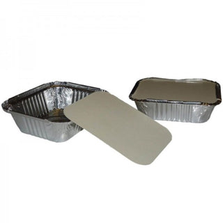 Pack Of 1000 Foil Container No1 (125x95x40mm/4.9x3.7x1.6")