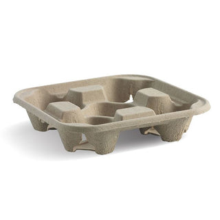 Pack Of 300 4 Cup BioCup Tray