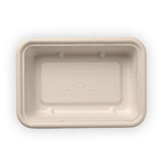 Box of 500 Bagasse Food Container 500ml