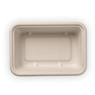 Box of 500 Bagasse Food Container 600ml