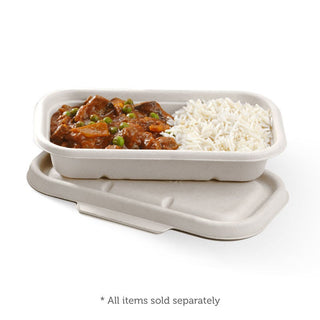 Box of 500 Bagasse Food Container 750ml