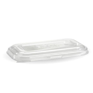 Pack Of 500 Clear PET Lids to Fit 750/1000ml BioCane Containers