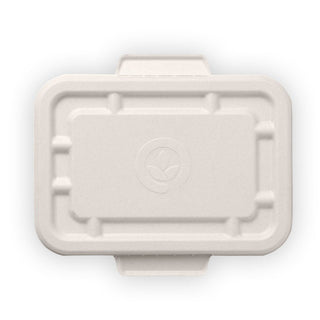 Box of 500 Lid to fit 500/600ml Bagasse Food Container