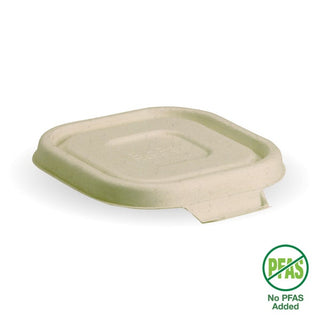 Pack Of 400 50 Pack - Natural BioCane Lids To Fit 280/480/630ml BioCane Containers