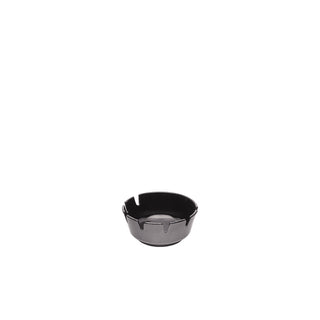 Black Melamine Ashtray – 45mm Deep, Durable Chip-Resistant Commercial Ashtray