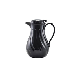 Insulated Beverage Server Black & White Coffee / Hot Drink Carafe (1.2Ltr & 2Ltr Options)