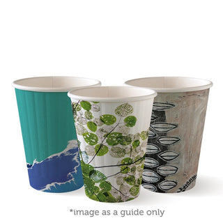 Pack Of 1000 8oz Double Wall Art Series BioCups