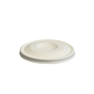 Pack Of 1000 90mm Cold BioCup Sugarcane Flat Lids