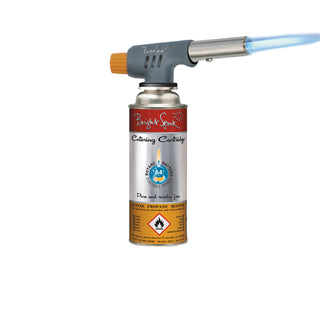 Professional Blow Torch Attachment Head with Auto Ignition | Ideal for Creme Brulee, Desserts, BBQ, Baking, Searing Meat